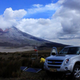 Researchers at Ecaudor’s Instituto Geofisico are maintaining monitoring equipment used to pick up infrasound at Cotopaxi volcano